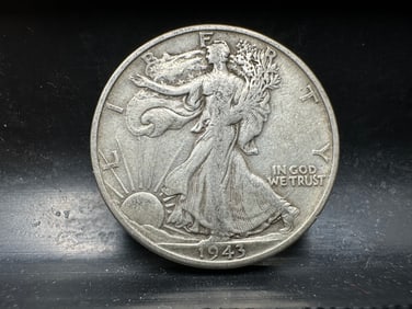 1943-S Walking Liberty 90% Silver Half Dollar