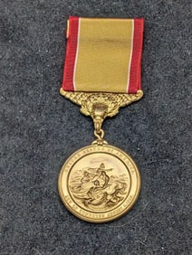 Extremely Rare U.S. Gold Life Saving Medal Mint Condition