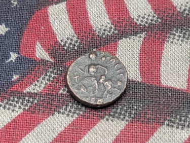 367-375 AD, EF Amazing Details, Ancient Roman Coin, Over 1,600 years old