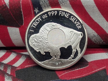 Silver Buffalo Round, .999 1 Troy Oz, BU