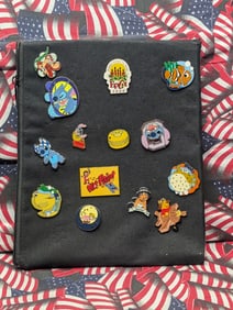 14 Disney Pins, $8-12 Dollars Each at Disneyland