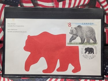 1997 Canadian Eight Dollar 1st Day of Issue Stamp