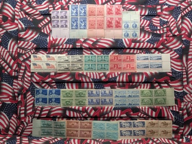 (20) Assorted Plate Blocks All MOGNH