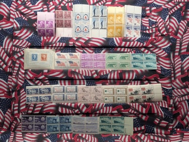 (20) Assorted Plate Blocks All MOGNH