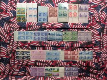 (20) Assorted Plate Blocks All MOGNH