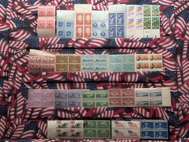 (20) Assorted Plate Blocks All MOGNH