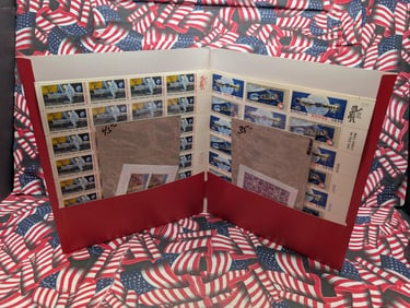 Folder with (4) Mint US Postage Sheets All MOGNH