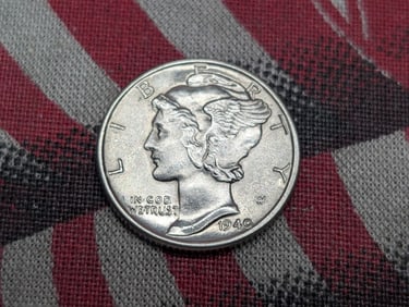 1940 FSB Mercury Silver Dime - GEM BU