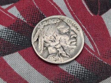 1924-S Indian Head Buffalo Nickel - VG/FINE