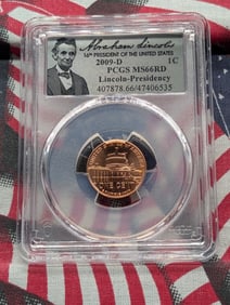 2009-D Lincoln Presidency Cent - PCGS MS66 RD