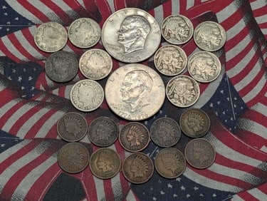 Large Grab Bag of Various Vintage U.S. Coins