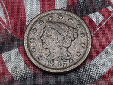 1847 Braided Hair Large Cent - VG