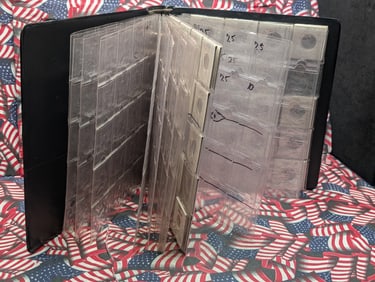Coin Collector's Binder w/ 20 Sleeves - EMPTY