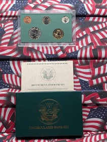 2003-D Uncirculated Bank Set in Display Case & Box w/ COA