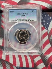 1966 SMS Jefferson Nickel - PCGS SP66