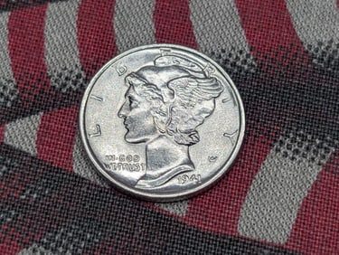 1941 Mercury Silver Dime - BU