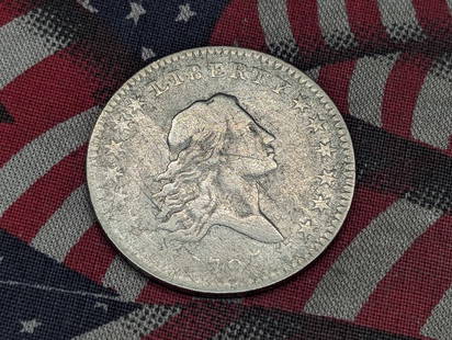 RARE!! - EXCELLENT DETAILS!! - 1795 Flowing Hair Half Dollar w/ 2 Leaves: RARE!! - EXCELLENT DETAILS!! - 1795 Flowing Hair Half Dollar w/ 2