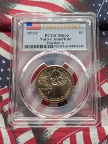 2023-P Sacagawea Native American Dollar - PCGS MS66 - First Strike - Position A