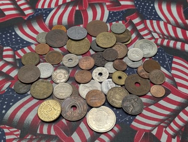 Large Grab Bag of Various Vintage - BETTER DATE - World Coins