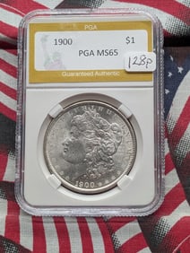 1900 Morgan Dollar PGA MS65