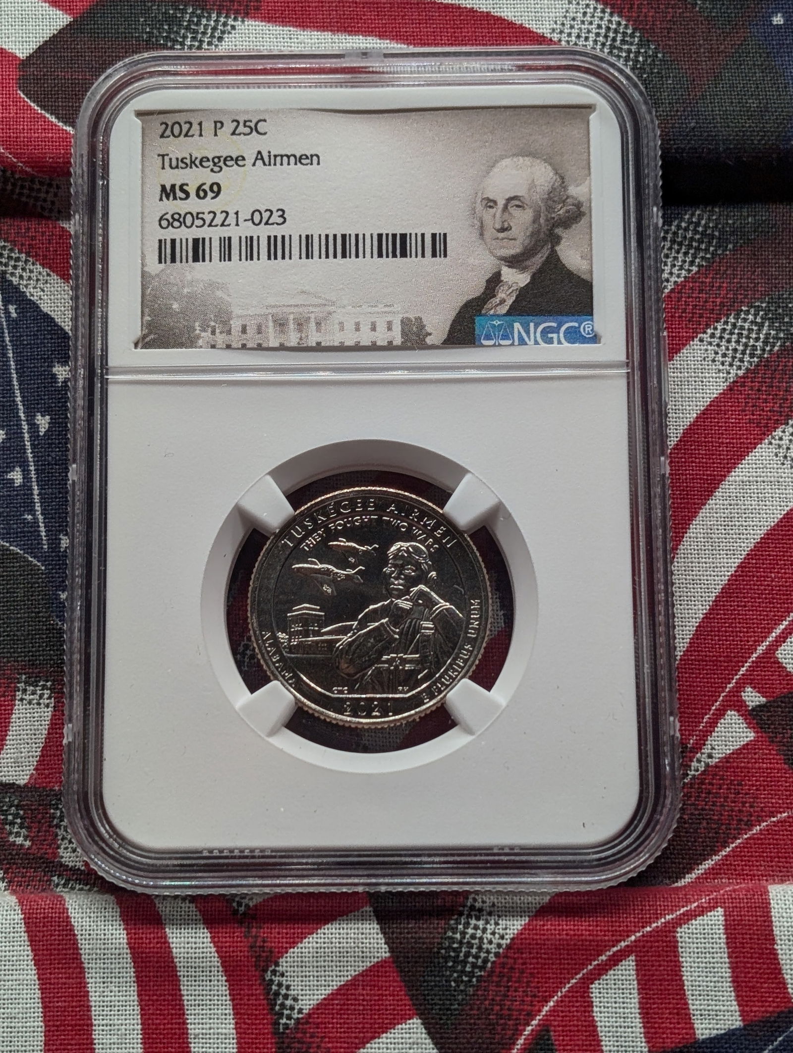 2021-P Tuskegee Airmen Quarter - NGC MS69 (1 of 4)
