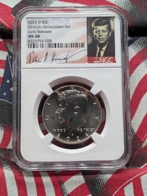 2024-D Kennedy Half Dollar - NGC MS68 w/ Signature Case - Early Release