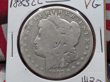 1883-CC Morgan Dollar