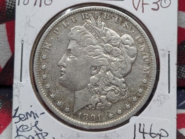1891-O Morgan Dollar Semi Key Date