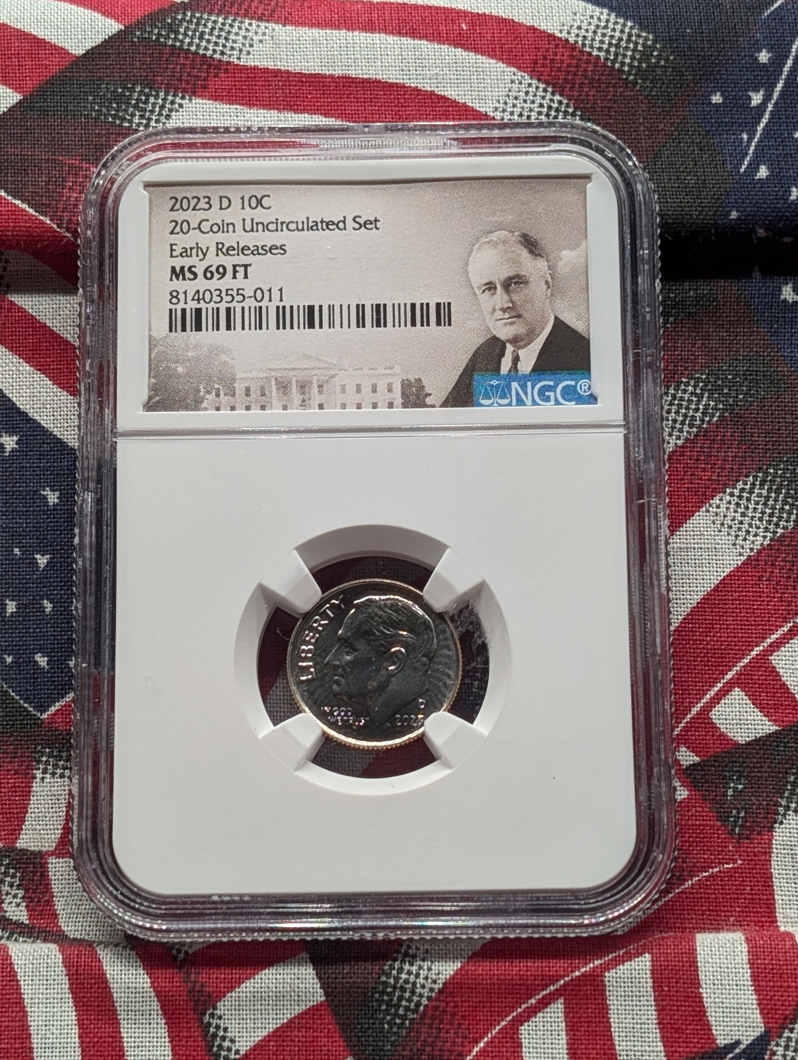 2023-D Roosevelt Dime - NGC MS69 FT - Early Release: 2023-D Roosevelt Dime - NGC MS69 FT - Early Release