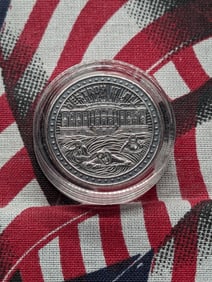 1 Oz. .999 FINE SILVER Reckless Metals - Destroy it All Designed Bullion Piece in Capsule