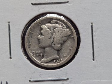 1921 Mercury Dime, Key Date!