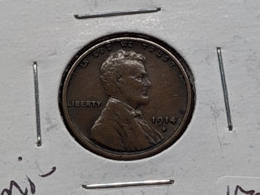 1914-S Lincoln Wheat Cent Semi Key Date