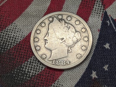 1884 Liberty Head V-Nickel - GOOD+