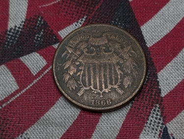 1866 Two Cent Piece