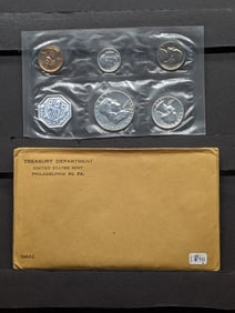 1960 Silver Proof Set, (3) 90% Silver Coins