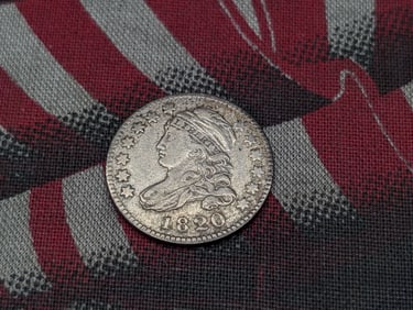 XF - 1820 Large Size Capped Bust Dime w/ Large-0