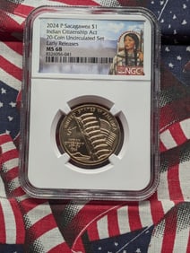 2024-P Sacagawea Indian Citizenship Act Dollar - NGC MS68 - Early Release