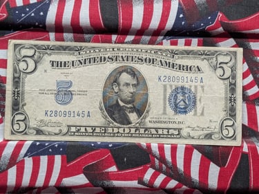 Series of 1934-A $5 Silver Certificate Very Nice Note