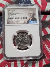 2023-D Bessie Coleman Quarter - NGC MS68 - Early Release