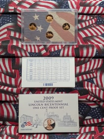 2009-S U.S. Mint Lincoln Bicentennial One Cent Proof Set in OGP w/ COA