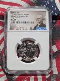 2024-D Dr. Mary Edwards Walker Quarter - NGC MS68 - Early Release