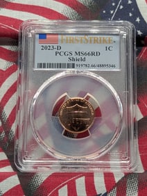 2023-D Lincoln Shield Cent - PCGS MS66 RD - First Strike