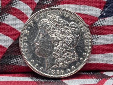 1886 Morgan Silver Dollar