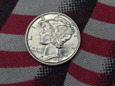 1943 Mercury Silver Dime - BU