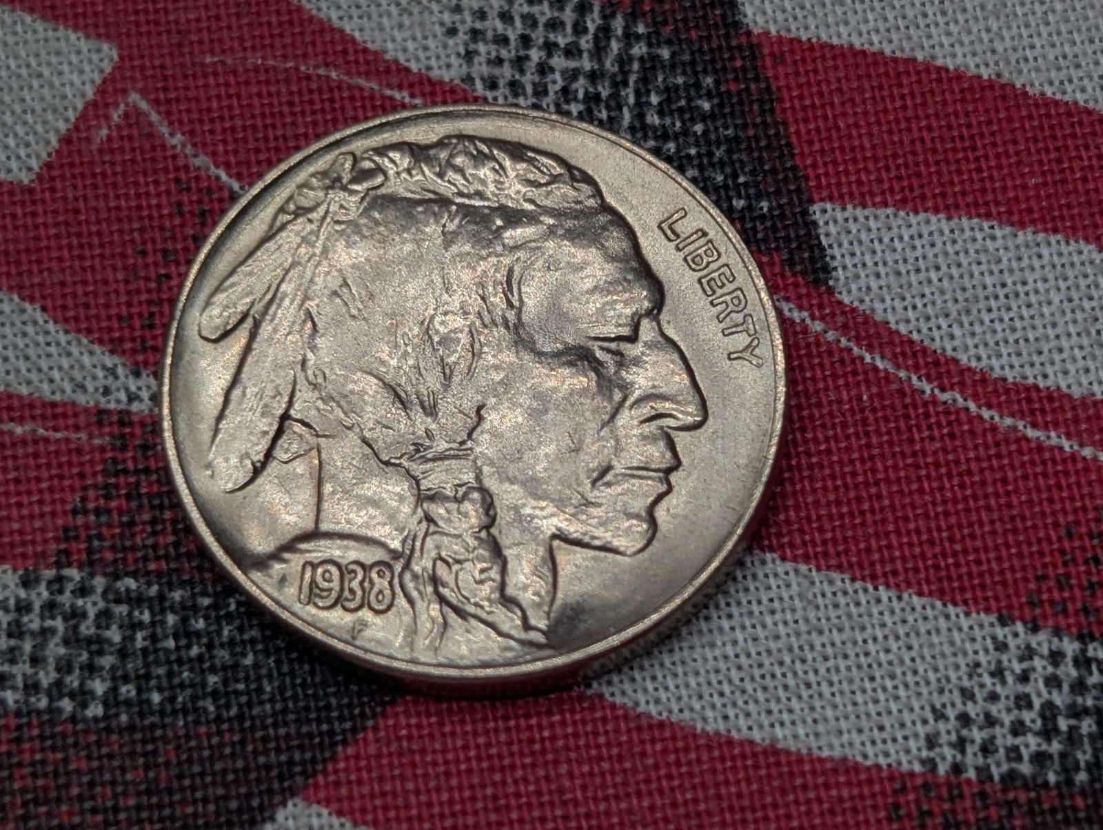 1938-D Indian Head Buffalo Nickel - GEM BU (1 of 2)