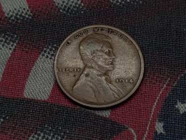 1914-S Lincoln Wheat Cent - FINE/VF