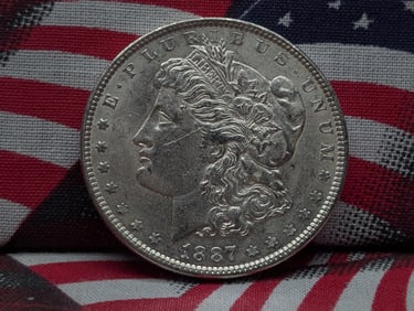 1887 Morgan Silver Dollar