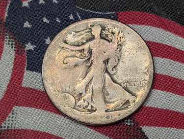 AVERAGE CIRC - 1921-S Walking Liberty Half Dollar