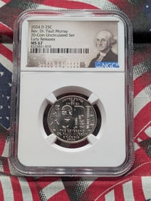 2024-D Rev. Dr. Pauli Murray Quarter - NGC MS67 - Early Release