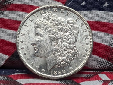 CHOICE BU - 1890-O Morgan Silver Dollar